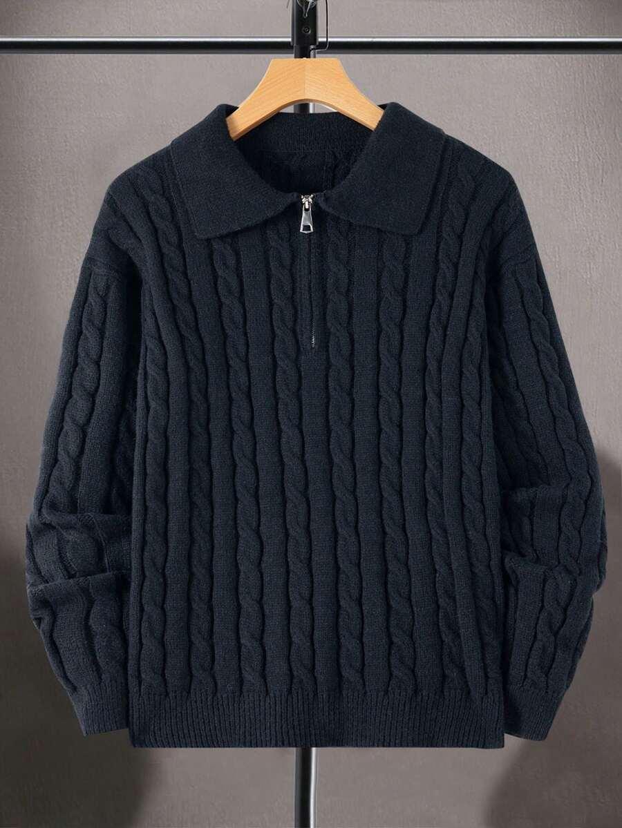 CZARNY SWETER ZAMEK