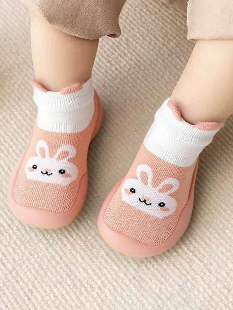 buty wzór królik