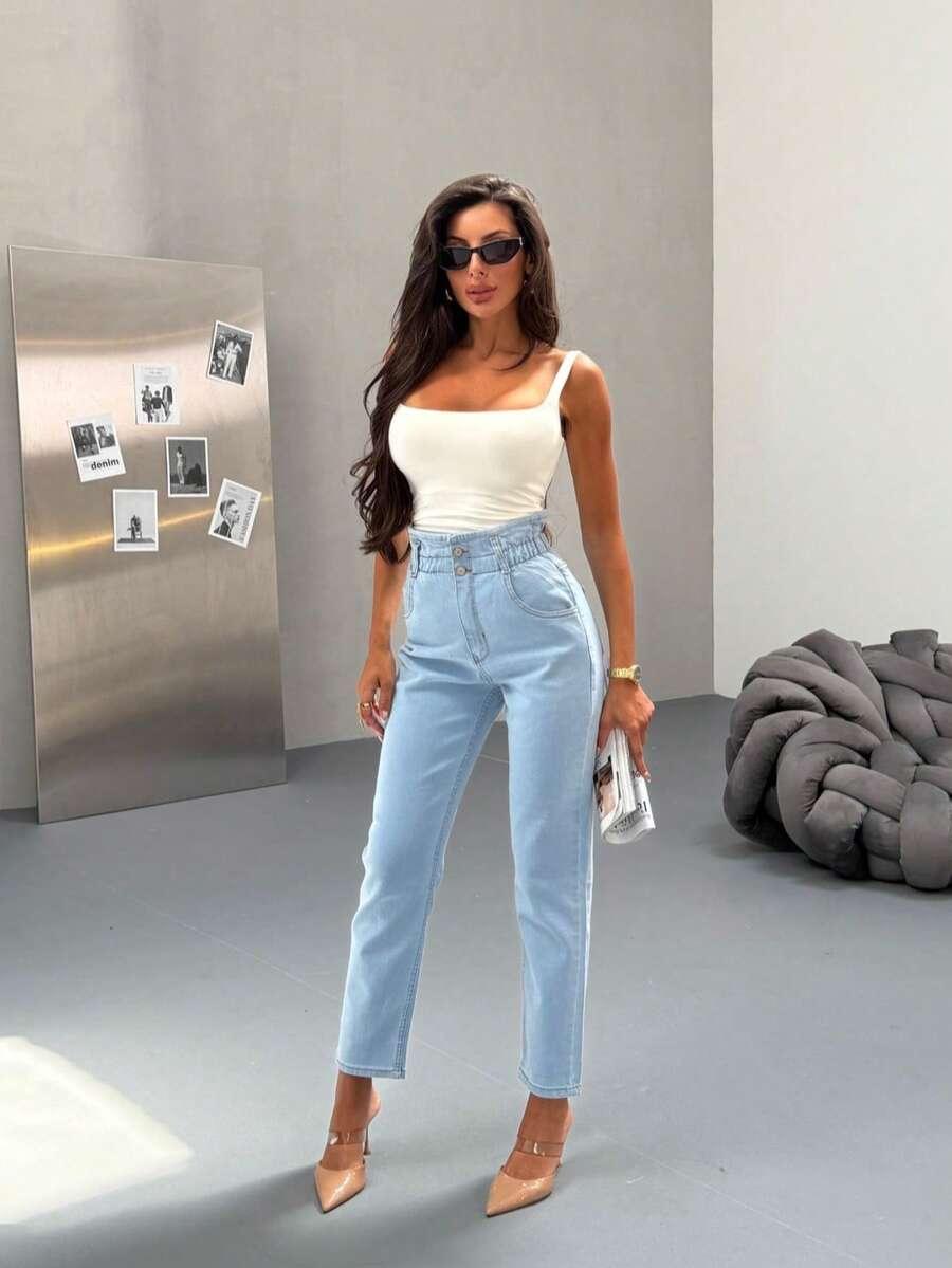 SPODNIE JEANS CASUAL 