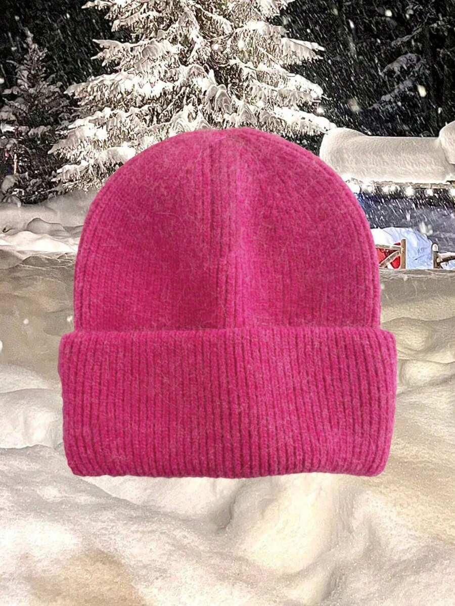 różowa czapka beanie