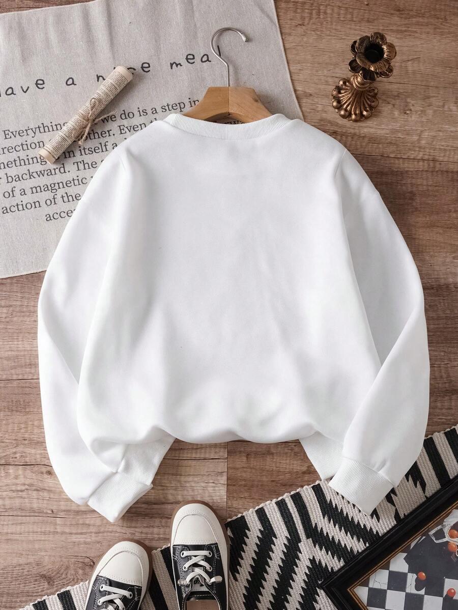 BIAŁA BLUZA PRINT 