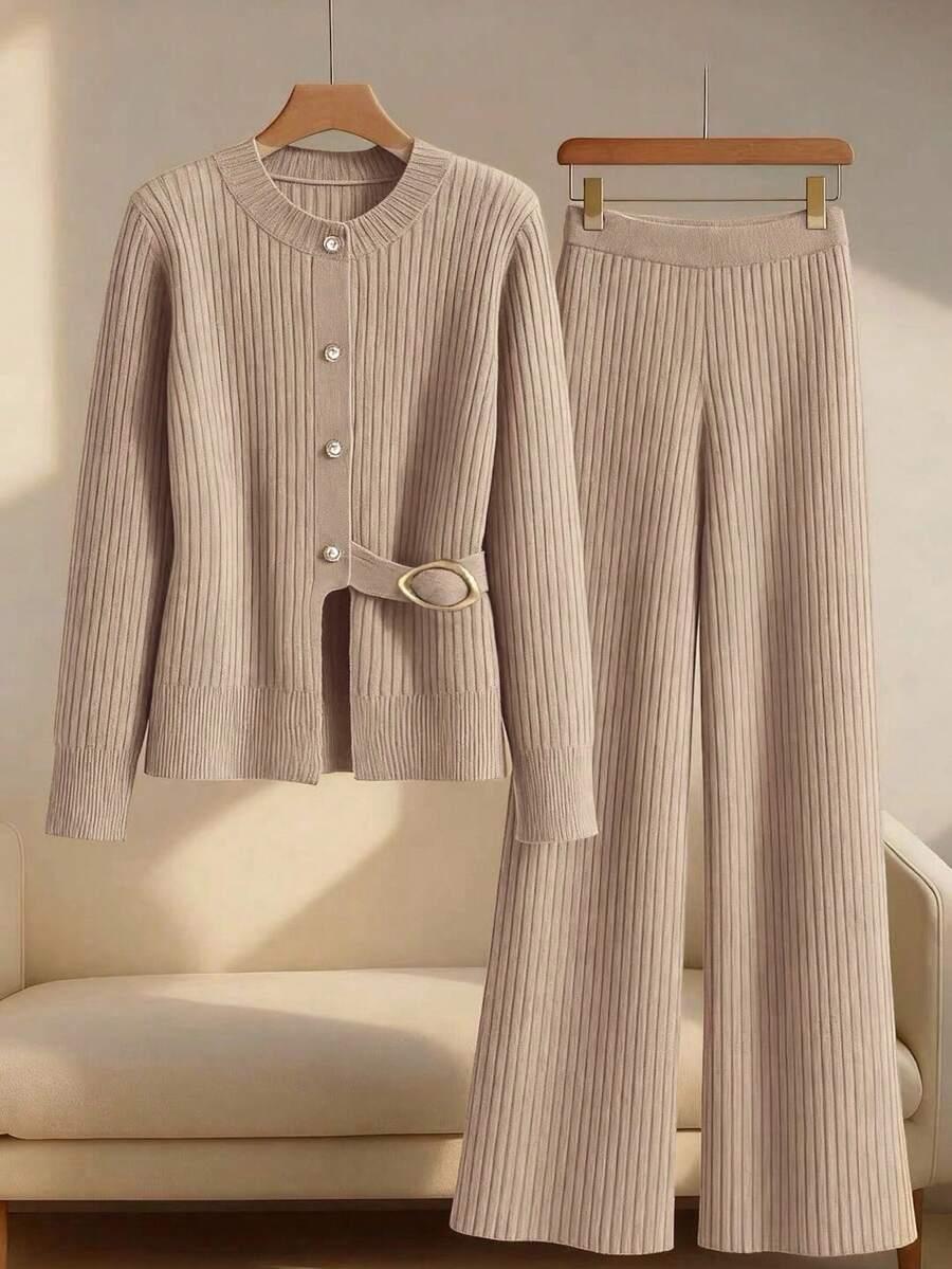 KOMPLET SWETER SPODNIE
