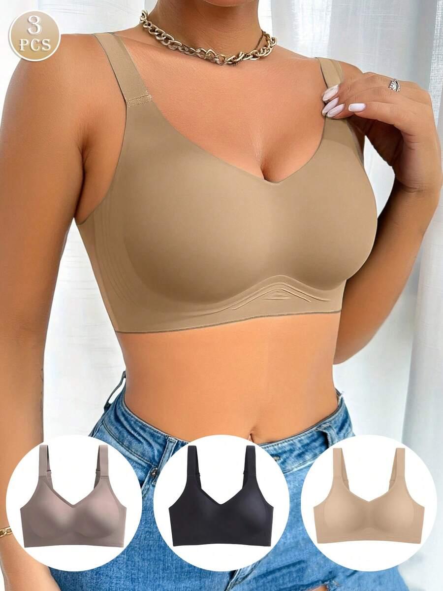 biustonosz bezszwowy 3-pack