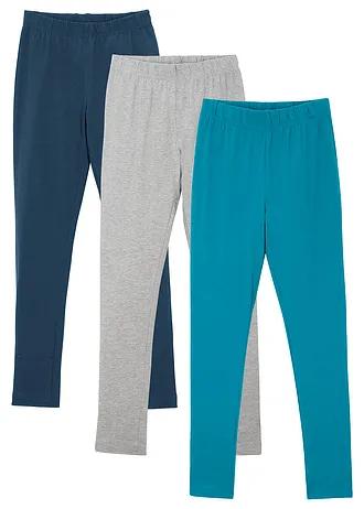 szare klasyczne legginsy