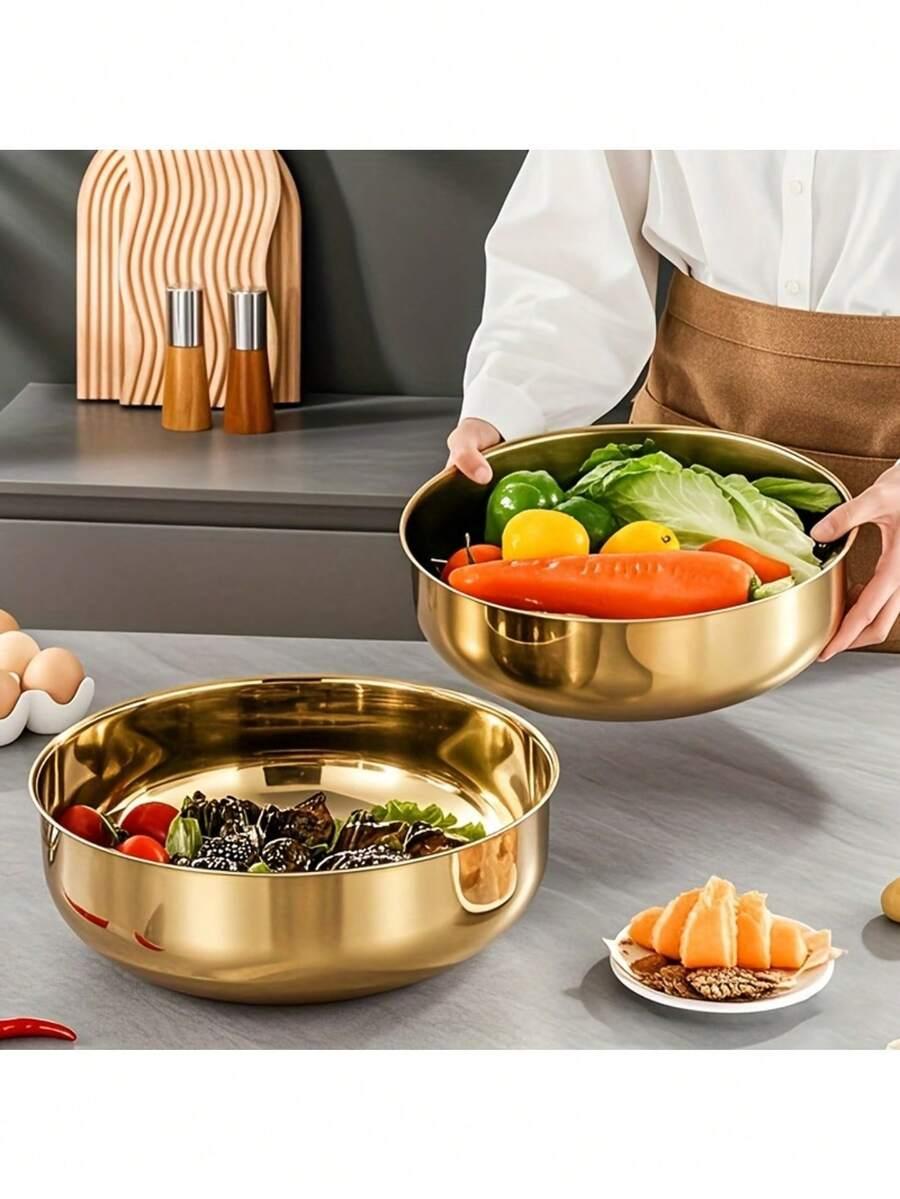 miska stal nierdzewna gold