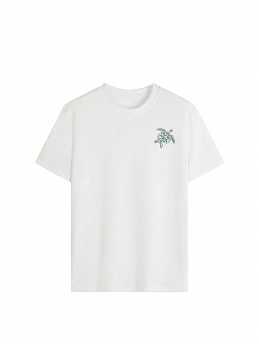T-SHIRT Z NADRUKIEM