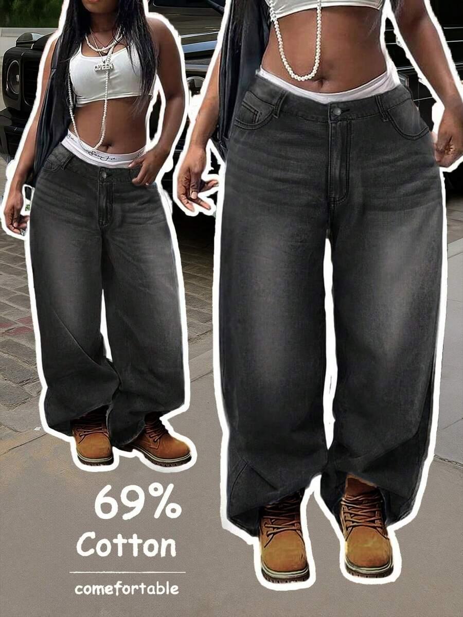 czarne spodnie jeans