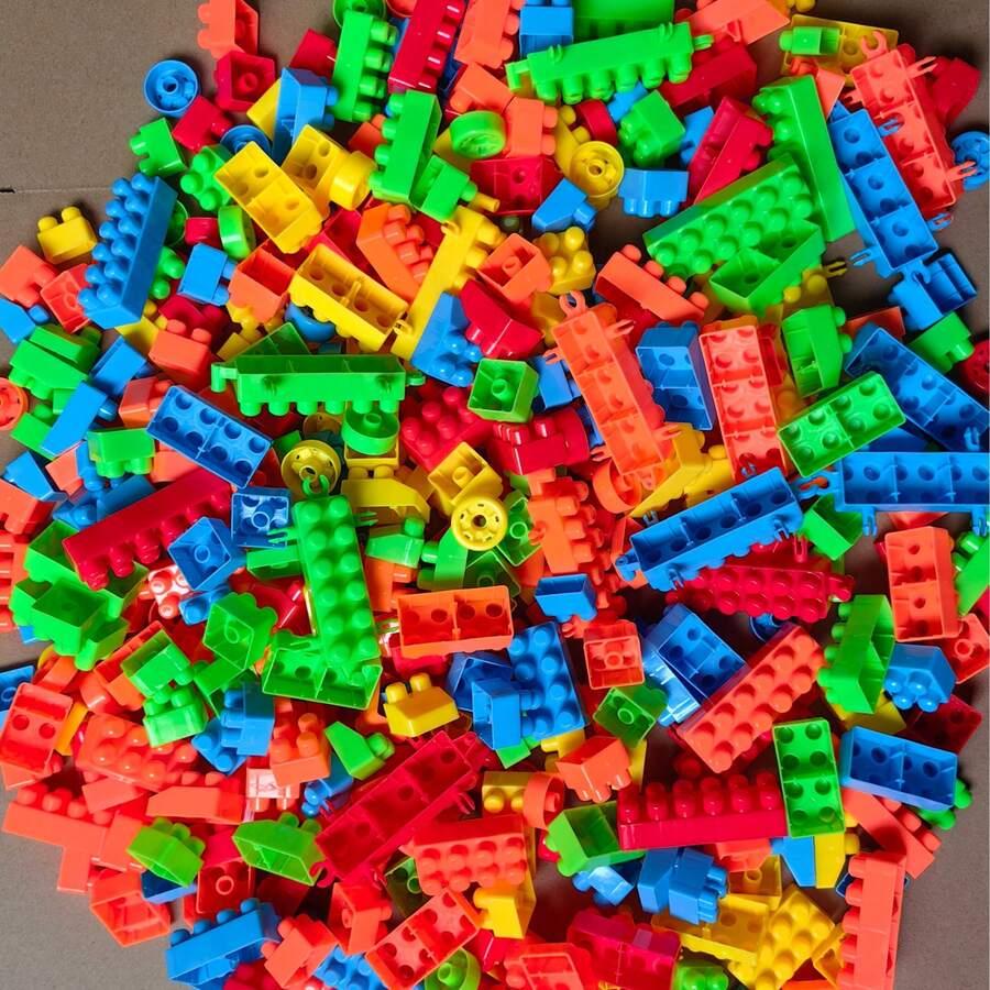 Plastikowe klocki 100szt
