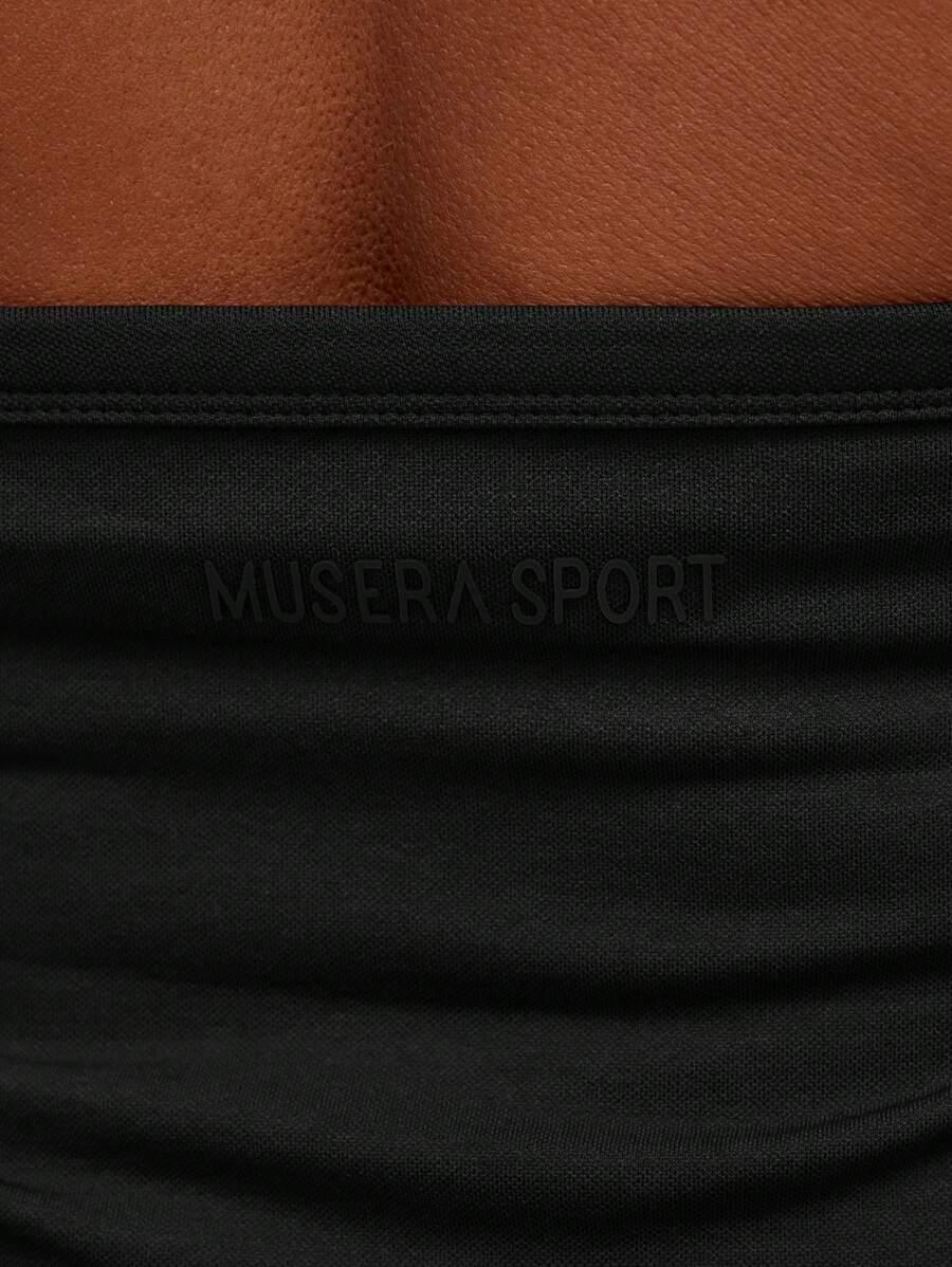 CZARNY TOP SPORTOWY