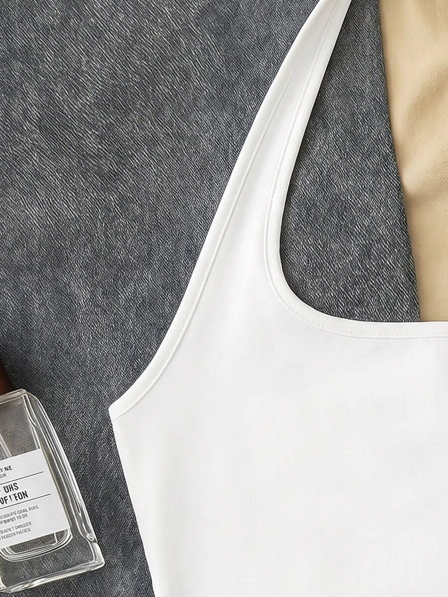 biały top basic
