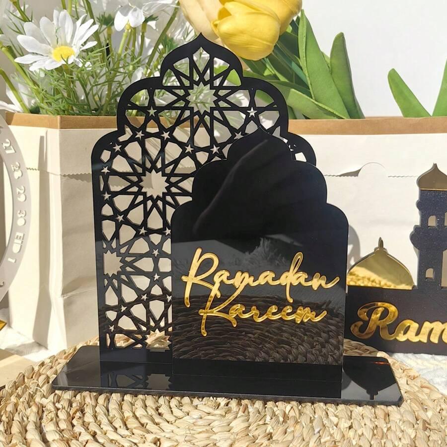 czarna dekoracja ramadan