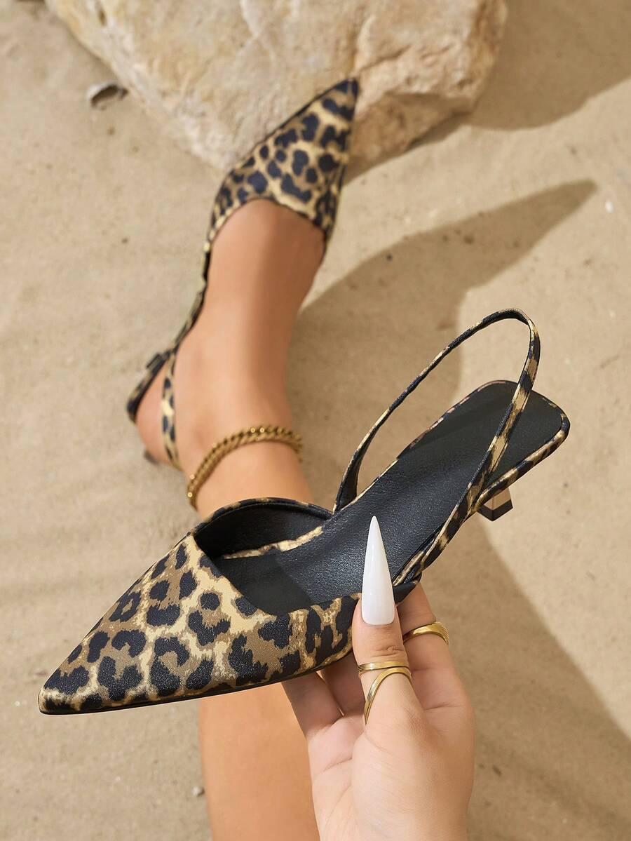 czółenka animal print