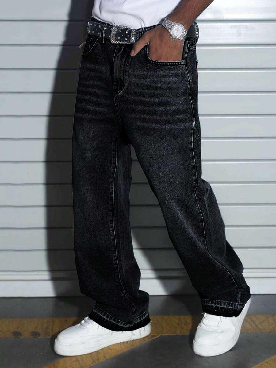 CZARNE JEANSY CASUAL