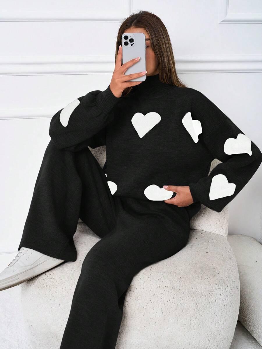 KOMPLET SWETER SPODNIE