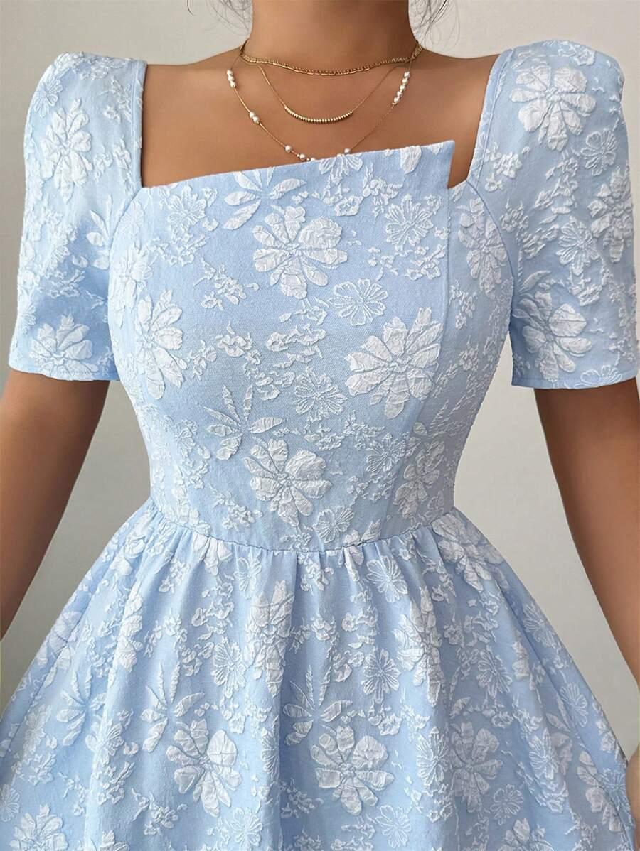 NIEBIESKA MAXI SUKIENKA 