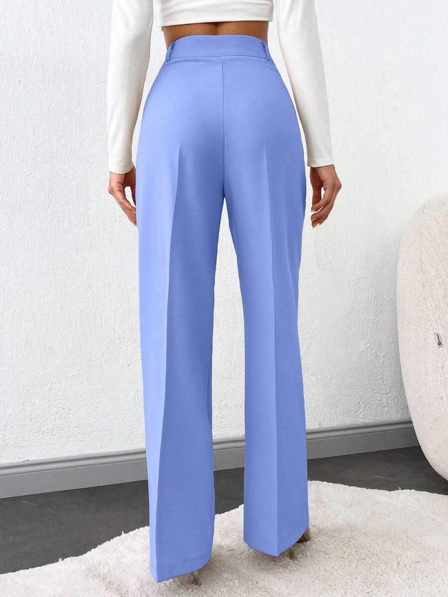 niebieskie spodnie casual