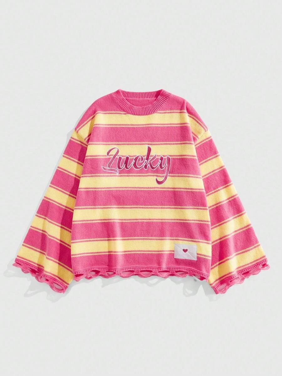SWETER WZÓR PASKI