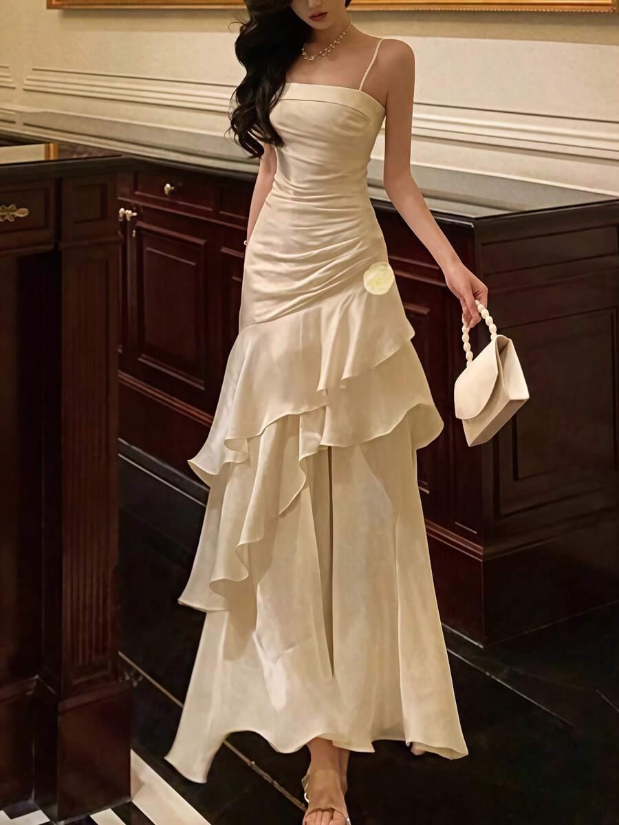 SUKIENKA MAXI FALBANKA 