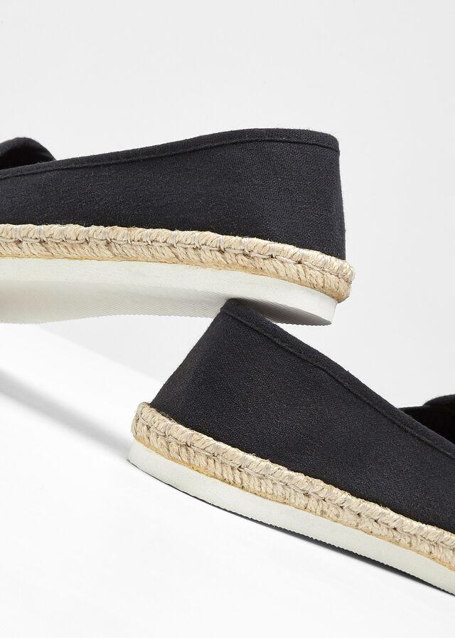 ESPADRYLE DAMSKIE NA PŁASKIEJ PODESZWIE