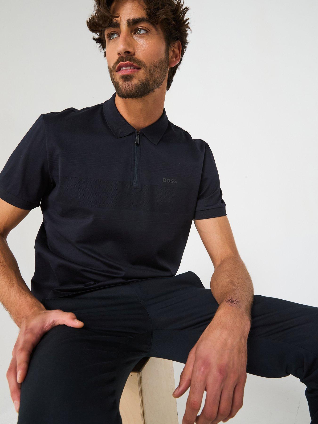 BOSS KOSZULKA POLO Z ZAMKIEM 50538177