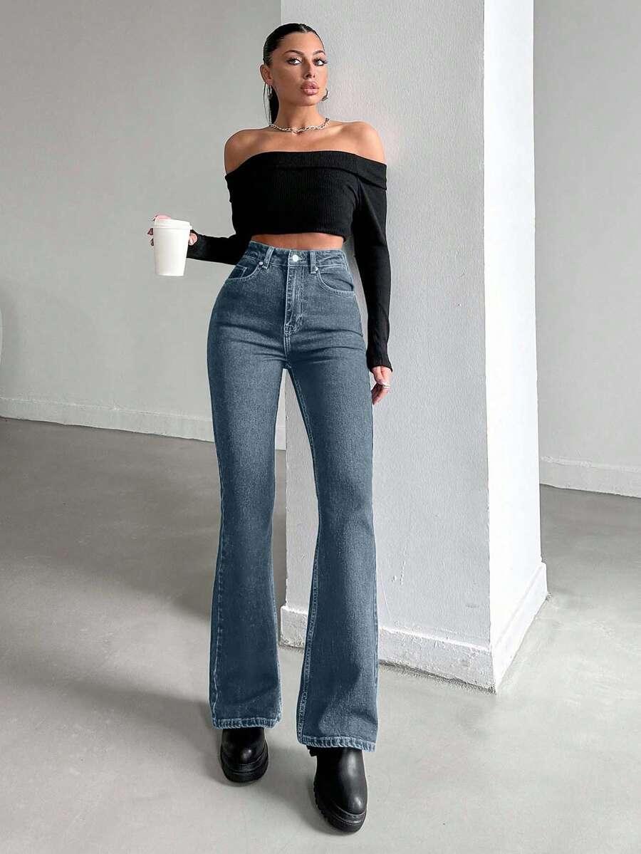 NIEBIESKIE SPODNIE JEANS