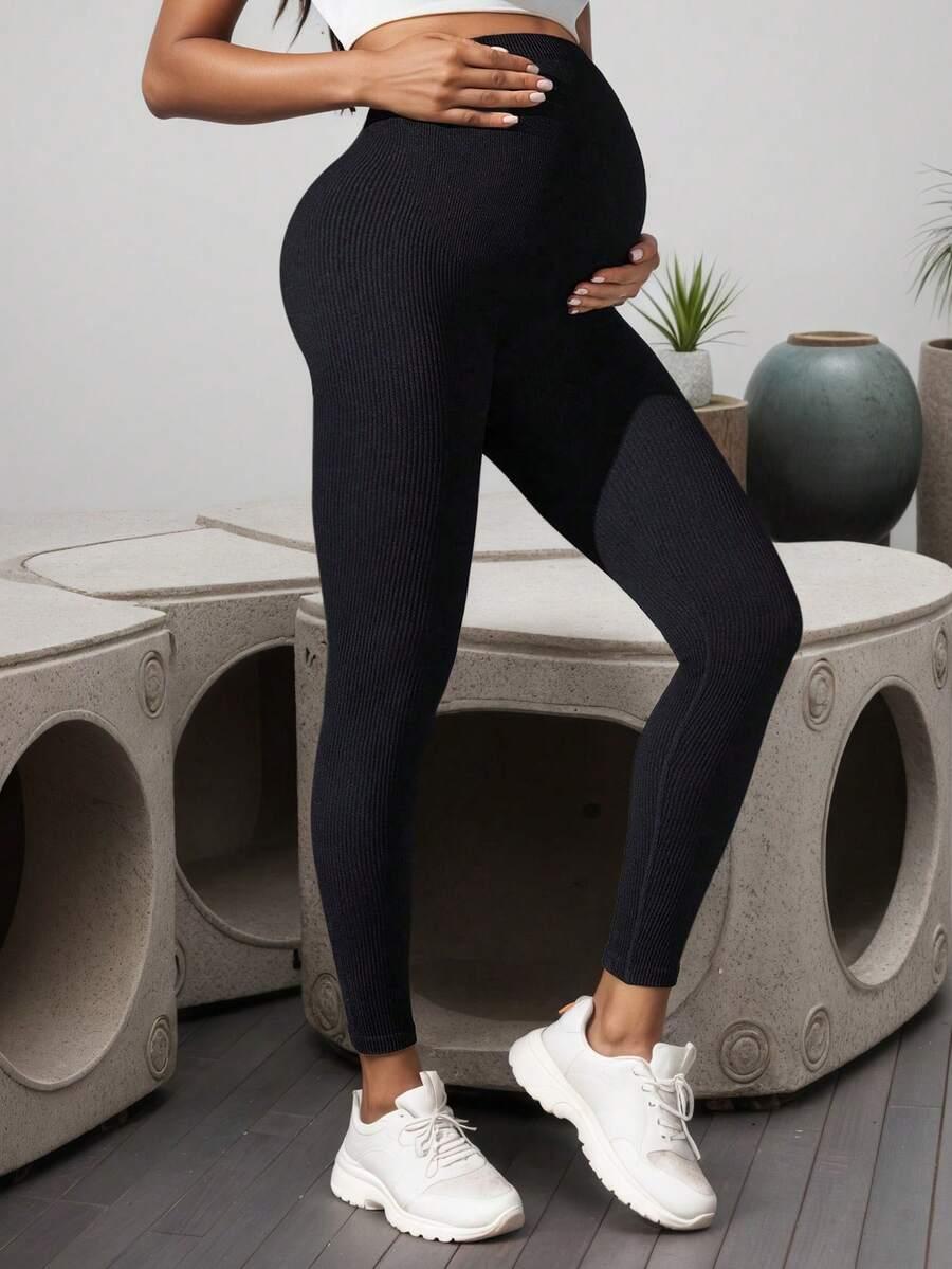 CZARNE LEGGINSY PRĄŻKI
