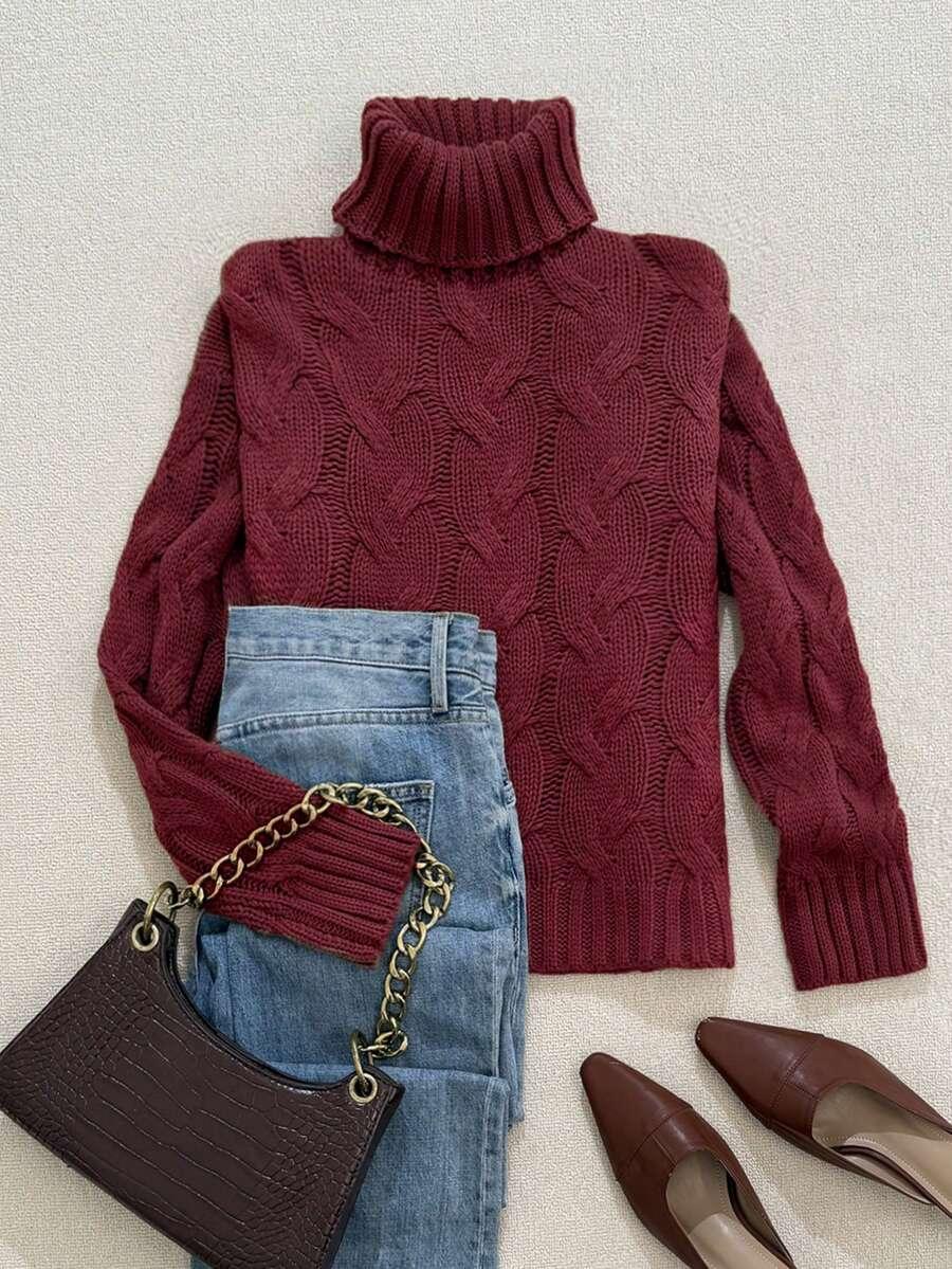 BURGUNDOWY SWETER GOLF