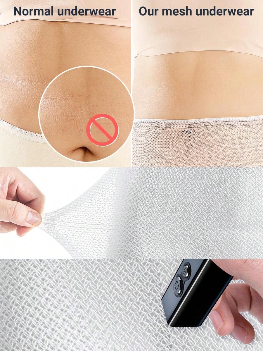 białe majtki poporodowe 6-pack