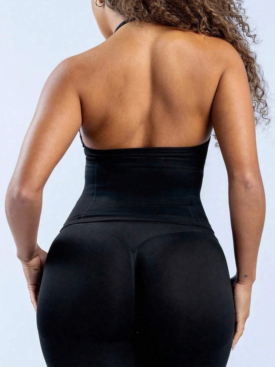 CZARNY SPORTOWY TOP