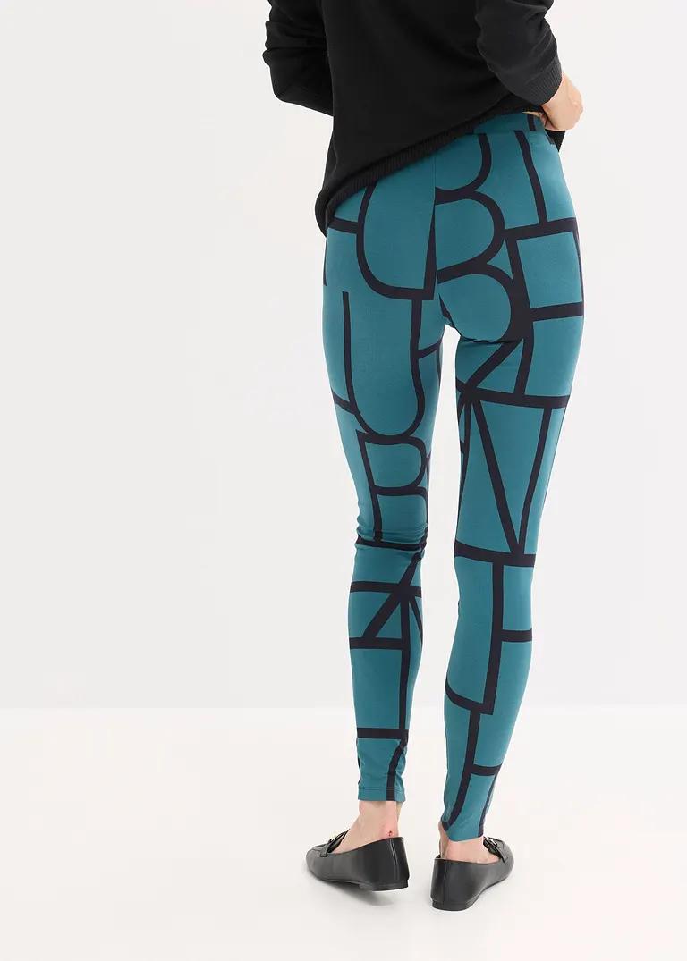 LEGGINSY DAMSKIE ZE WZOREM