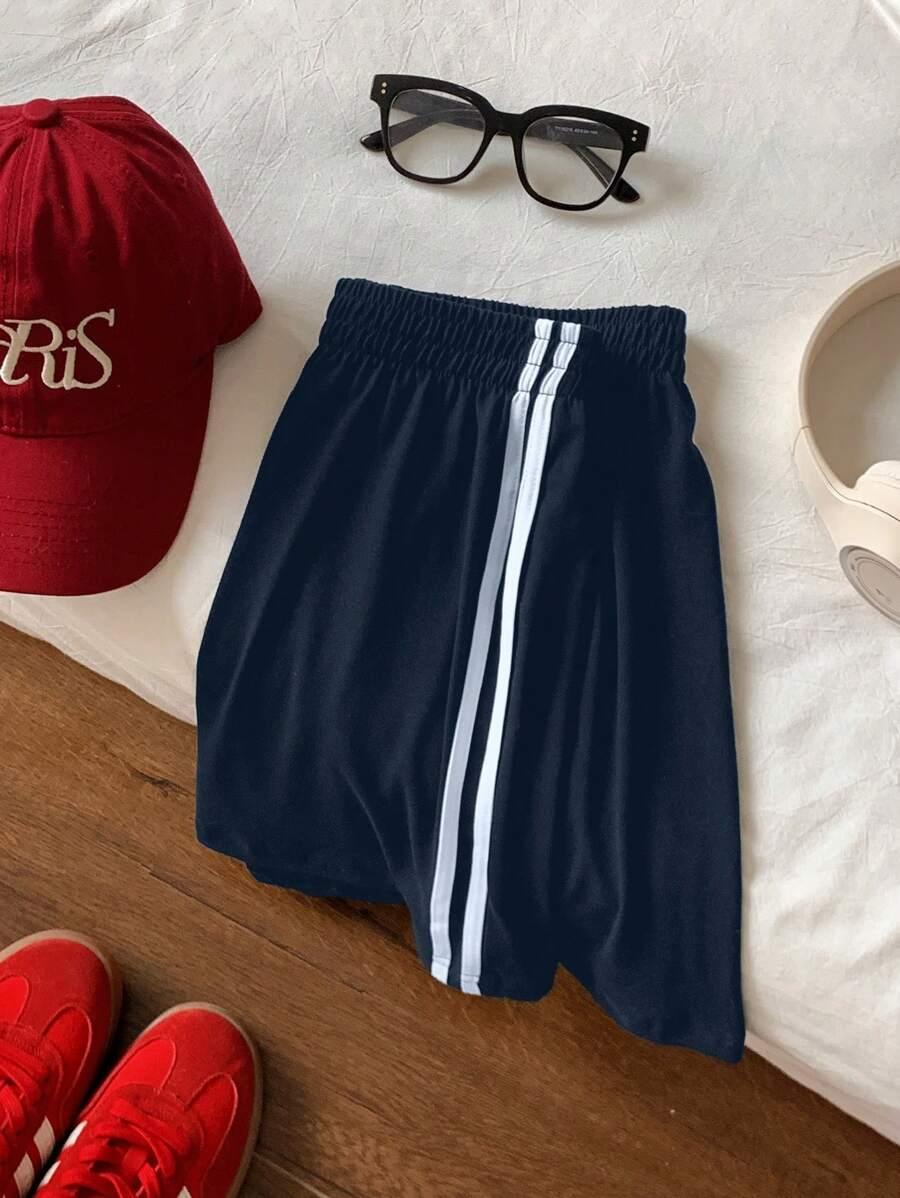 NIEBIESKIE SPODENKI SPORTOWE 