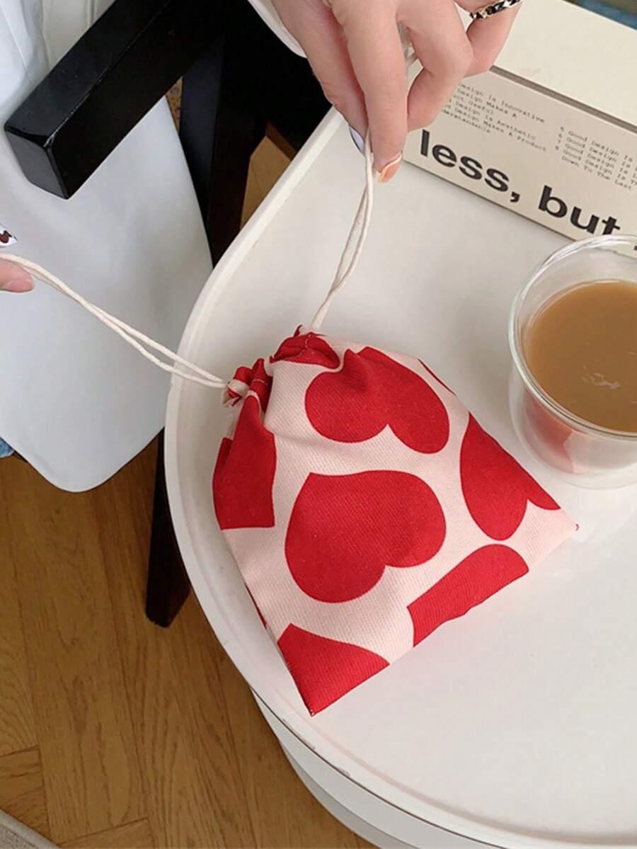 woreczek na kosmetyki kosmetyczka serca