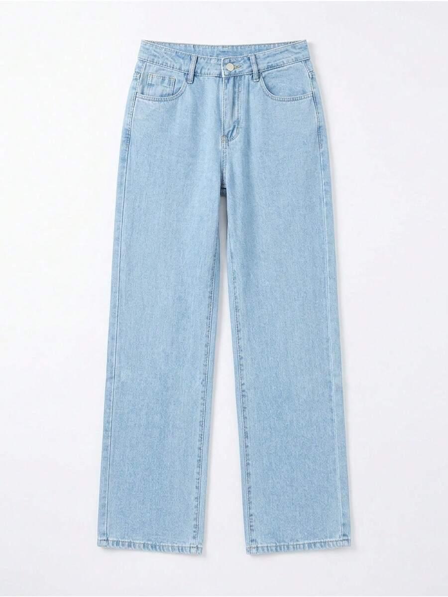 NIEBIESKIE SPODNIE JEANS