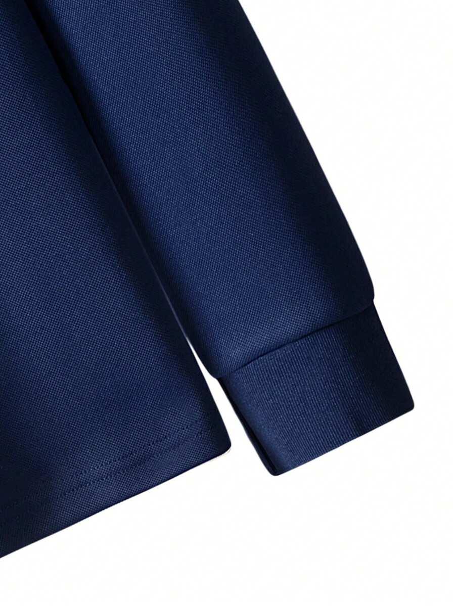 GRANATOWA KOSZULKA POLO