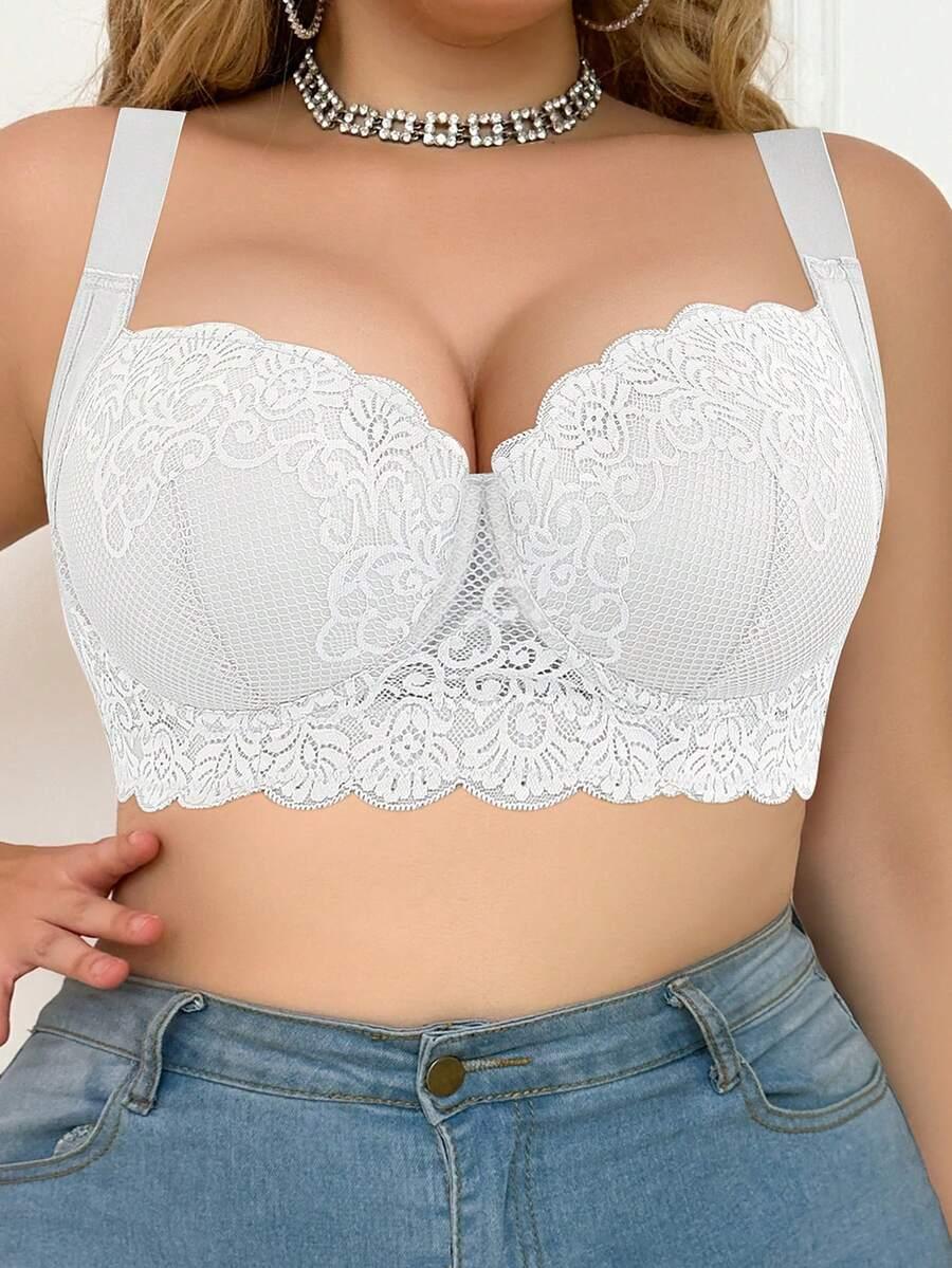 biustonosz push up fiszbiny koronka 2-pack
