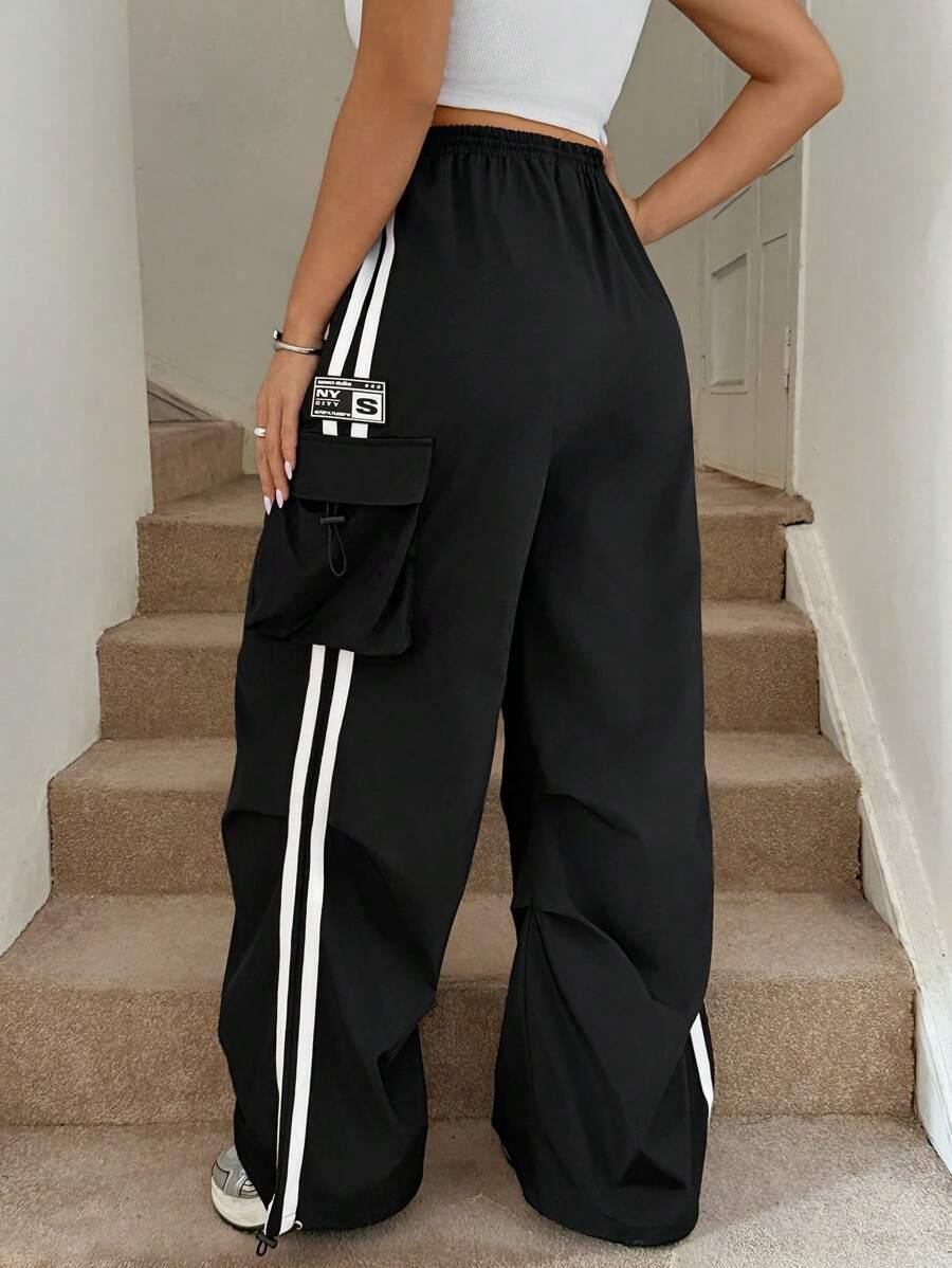czarne spodnie casual