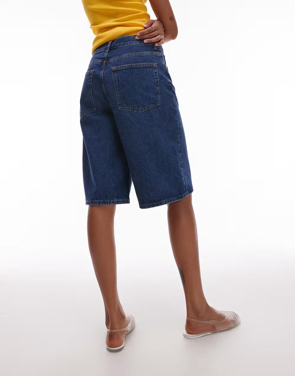 KRÓTKIE SPODENKI JEANS KIESZENIE GUZIKI