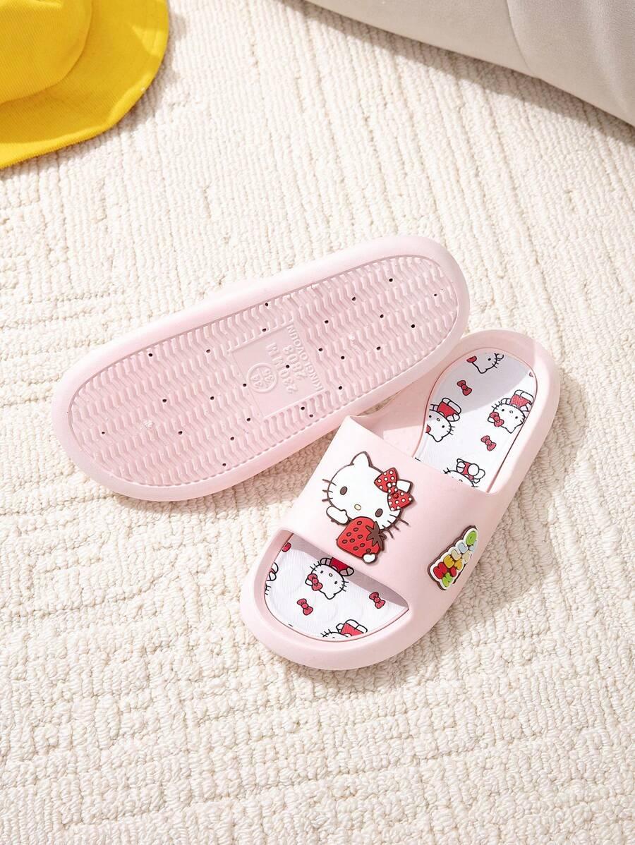 RÓŻOWE KLAPKI HELLO KITTY