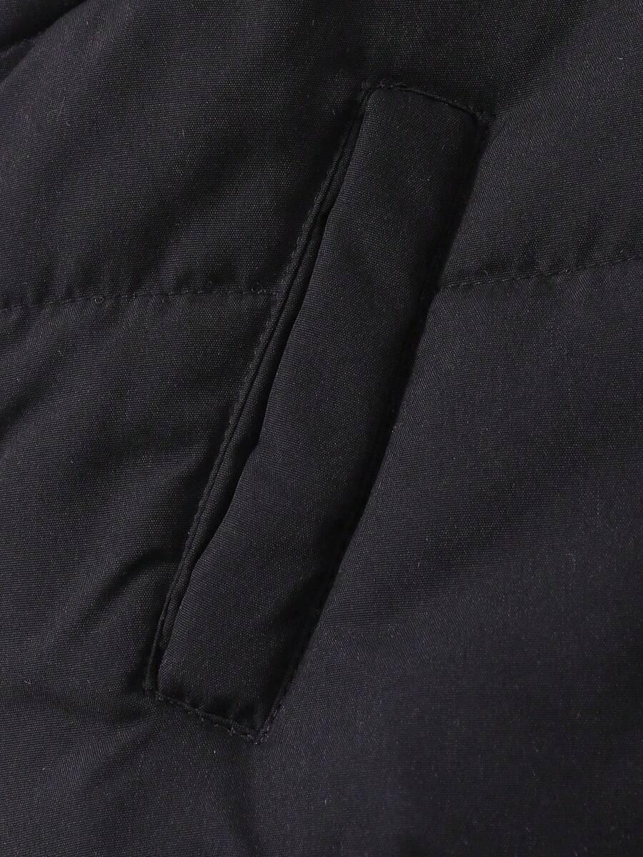 czarna kamizelka zip 