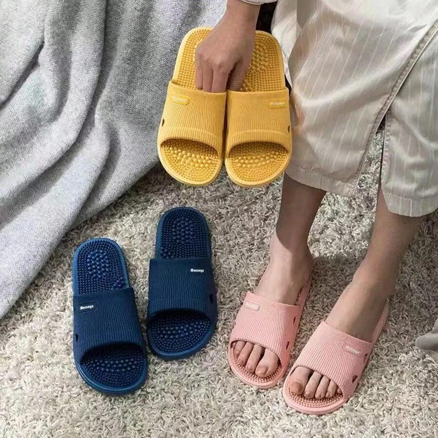 niebieskie klapki CASUAL