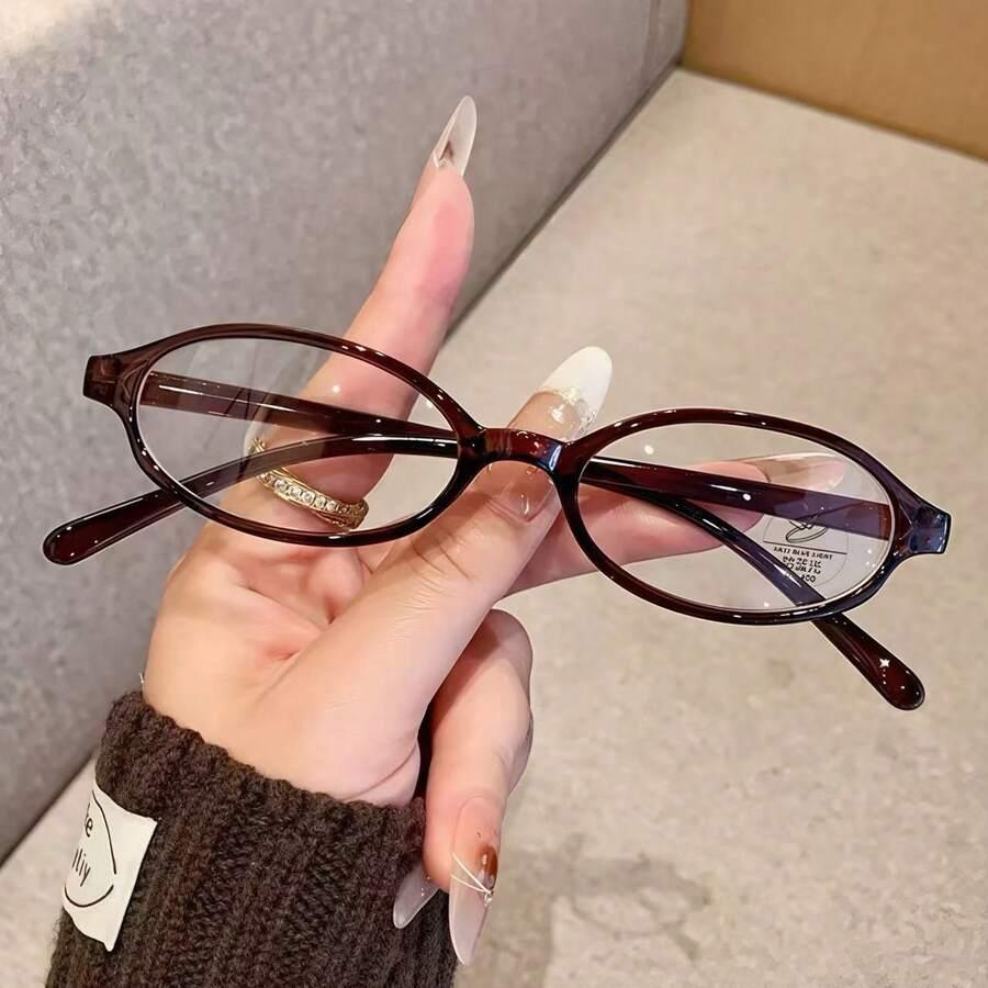 BRĄZOWE OKULARY ZERÓWKI