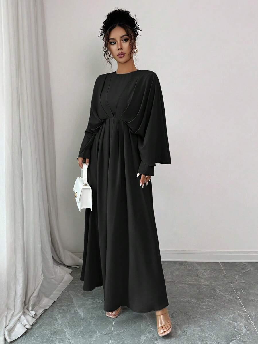 CZARNA MAXI SUKIENKA