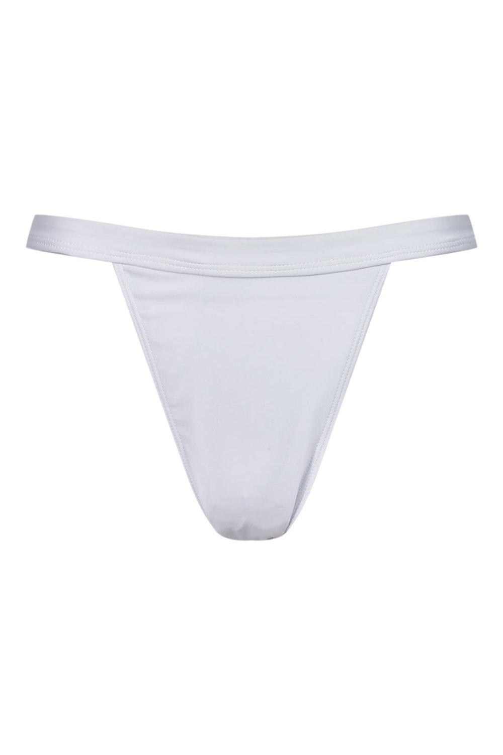 biały dół od bikini