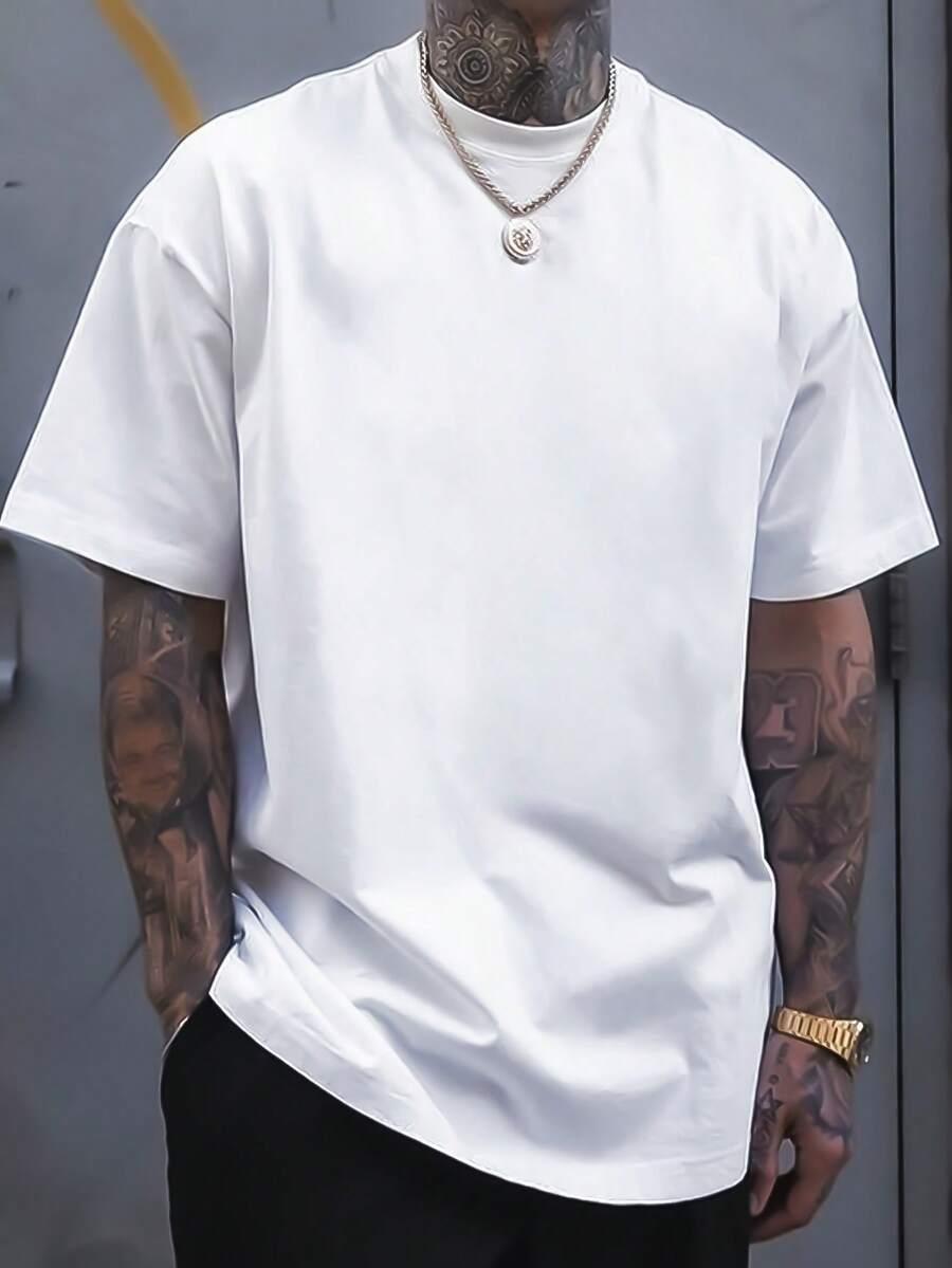 biały t-shirt basic