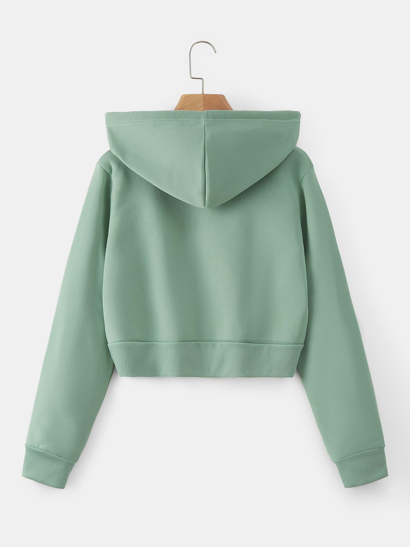 zielona bluza rozpinana