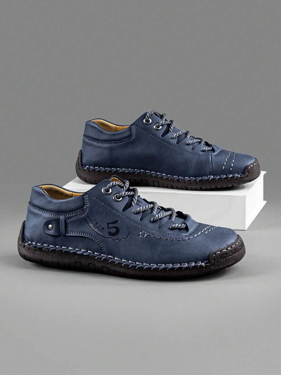 NIEBIESKIE SZNUROWANE BUTY