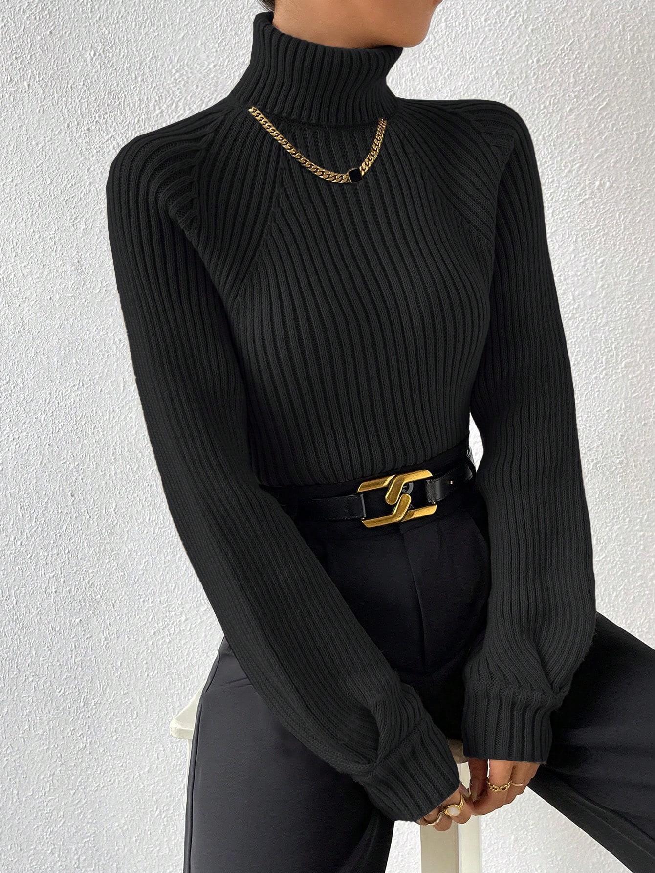 CZARNY SWETER GOLF