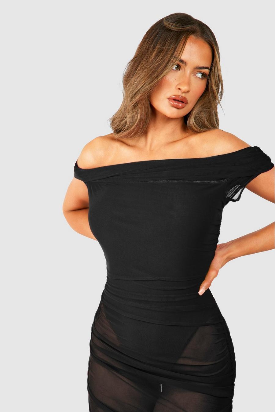 SUKIENKA Z SIATECZKI Z WSZYTYM BODY