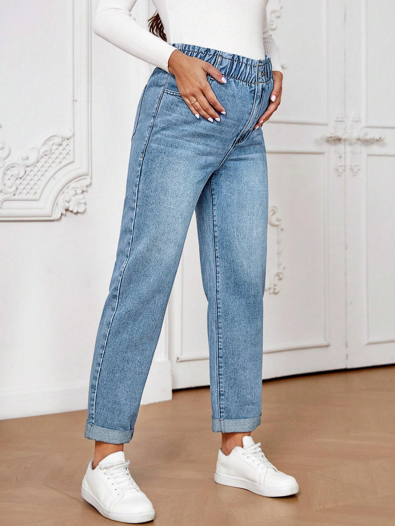 SPODNIE CIĄŻOWE JEANS