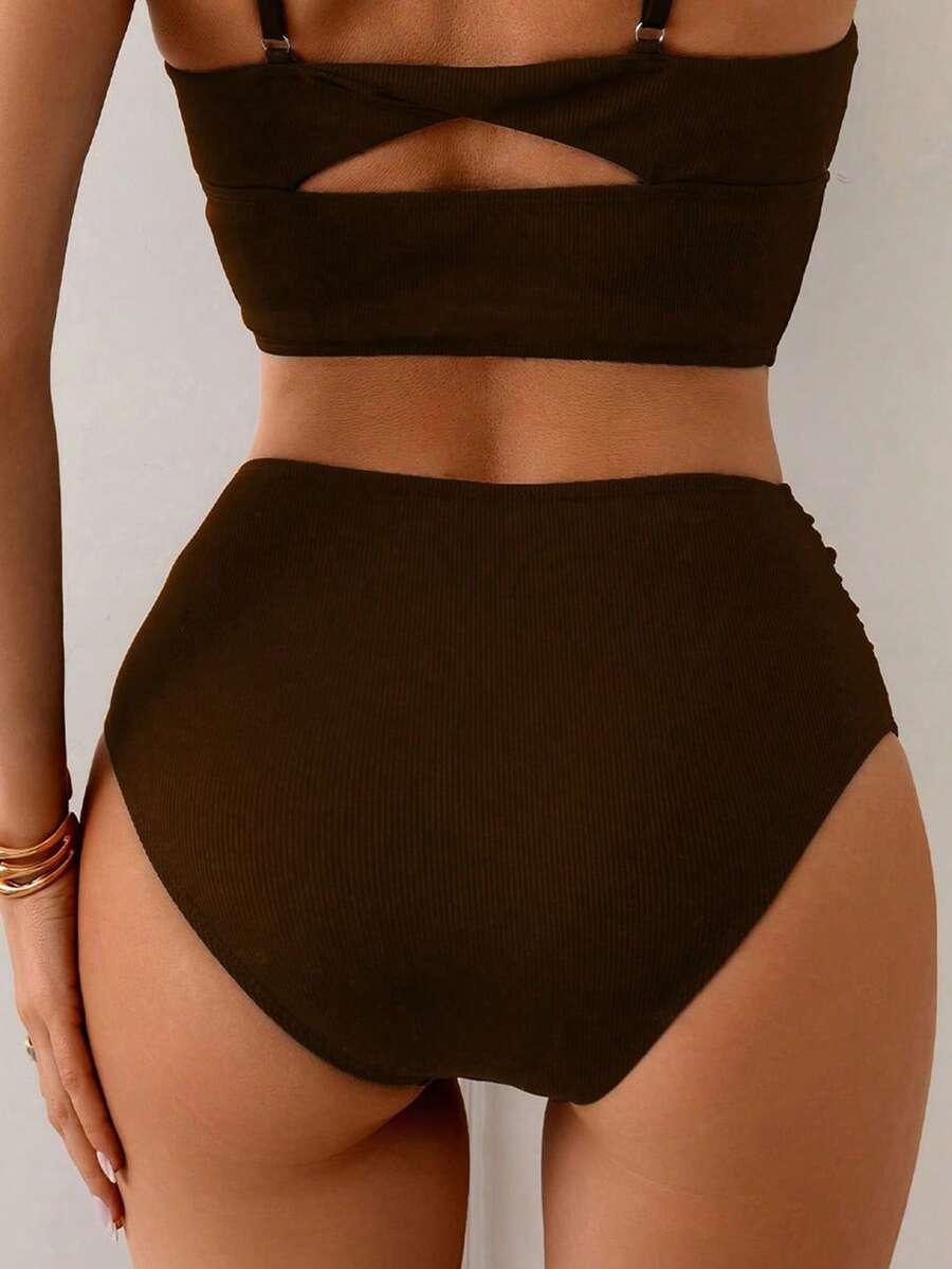 brązowy dół od bikini